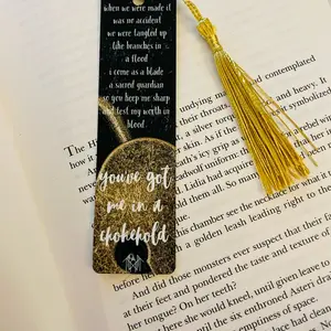 Sleep Token Inspired Metal Bookmark - Chokehold