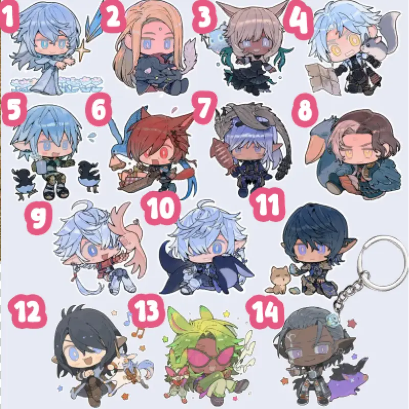 ffxiv acrylic charms