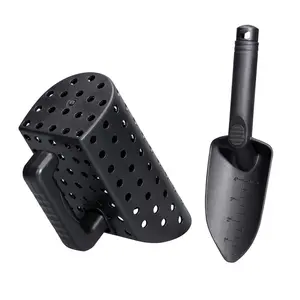 Sand Scoop for Metal Detecting, Lightweight Sand Sifter for Beach Shelling, Digging Loosening Planting Tool, Garden Tools for Outdoor