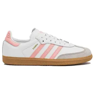 adidas Samba OG White Coral Pink (GS) (kids) by StockX