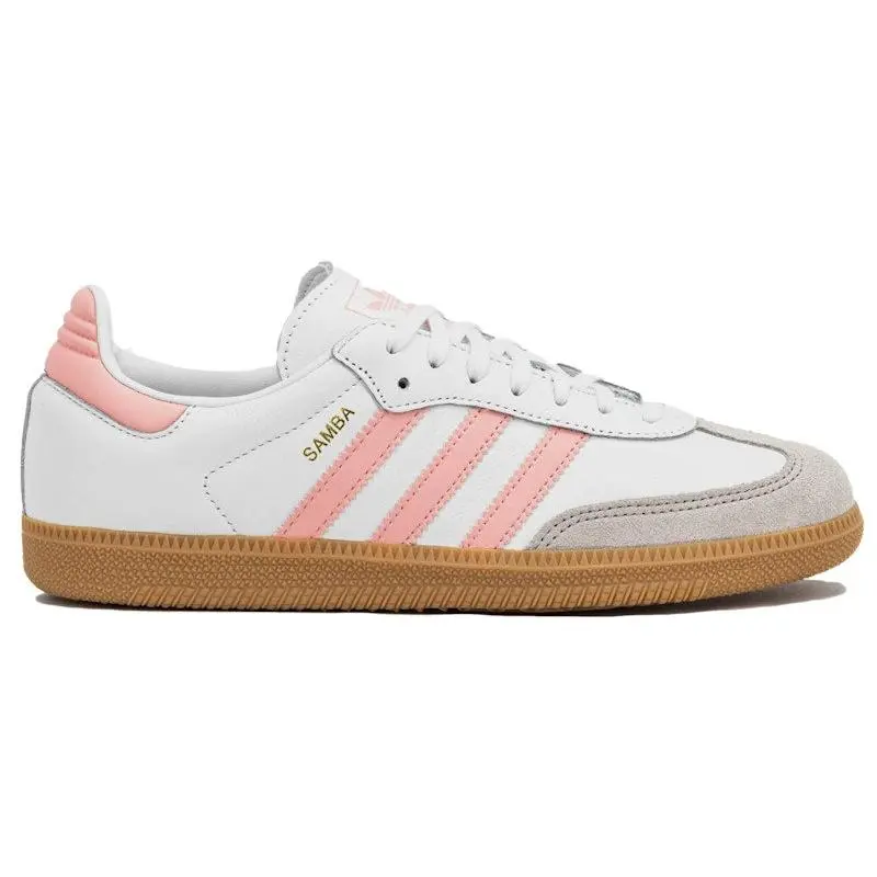 adidas Samba OG White Coral Pink (GS) (kids) by StockX