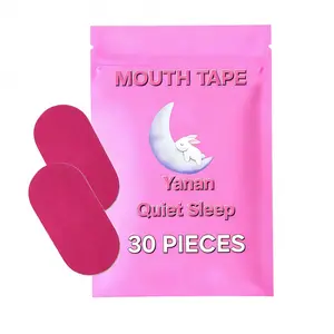 Yanan Quiet Sleep Mouth Tape for Sleeping One Month Supply 30 Strips Gentle Adhesion Anti Snoring Sticker for Better Sleep Sports Accessories