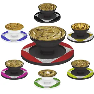 MagSafe-Only Dinozord Power Ranger Coin Metallic Magnetic Popsocket, Cellphone Grip & Stand Accessory for Power Ranger Fans
