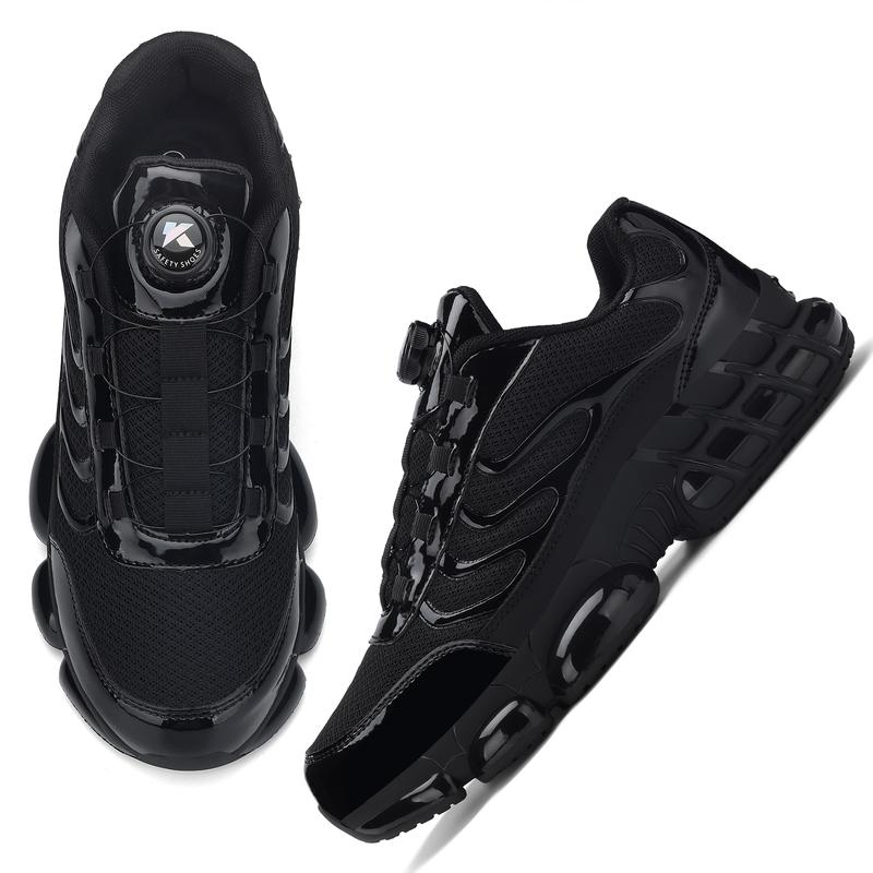 Steel Toe Shoes for Men Women Indestructible Work Shoes Lightweight Steel Toe Sneakers Women Safety Shoes Puncture Proof Composite Toe Shoes