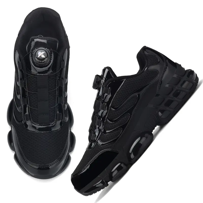 Steel Toe Shoes for Men Women Indestructible Work Shoes Lightweight Steel Toe Sneakers Women Safety Shoes Puncture Proof Composite Toe Shoes