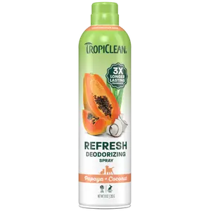 TropiClean Papaya + Coconut Deodorizing Pet Spray, 10oz
