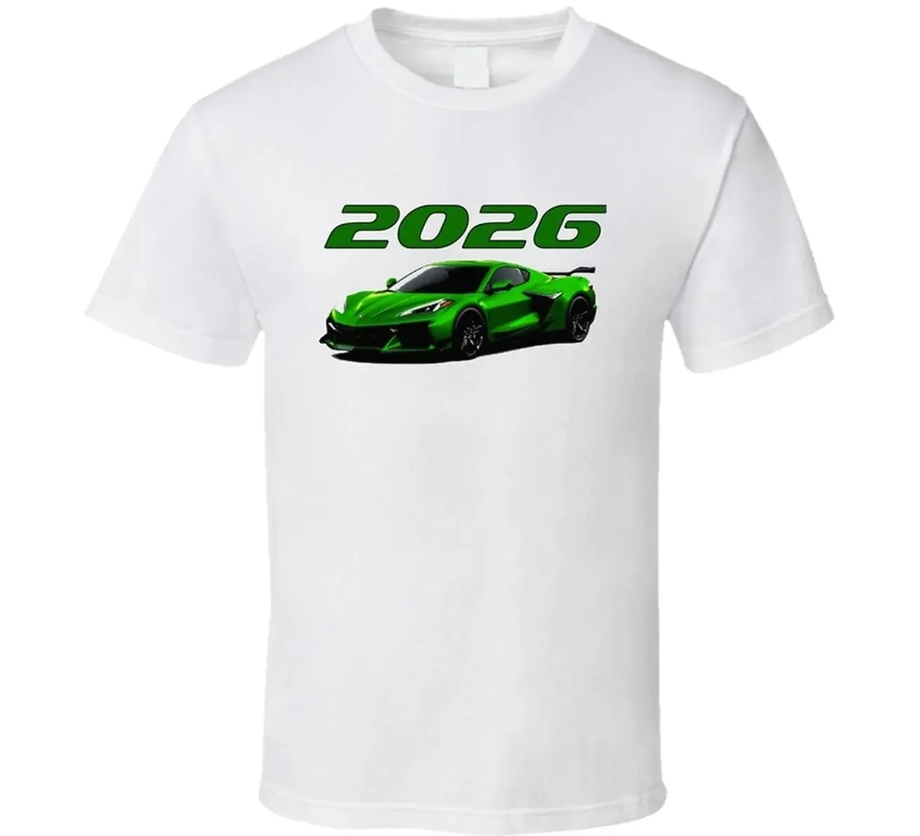 2026 C8 Roswell Green Vette New Mid Engine Sports Car Muscle T Shirt Sweatshirt Hoodie, Car Enthusiast and Fans Gift