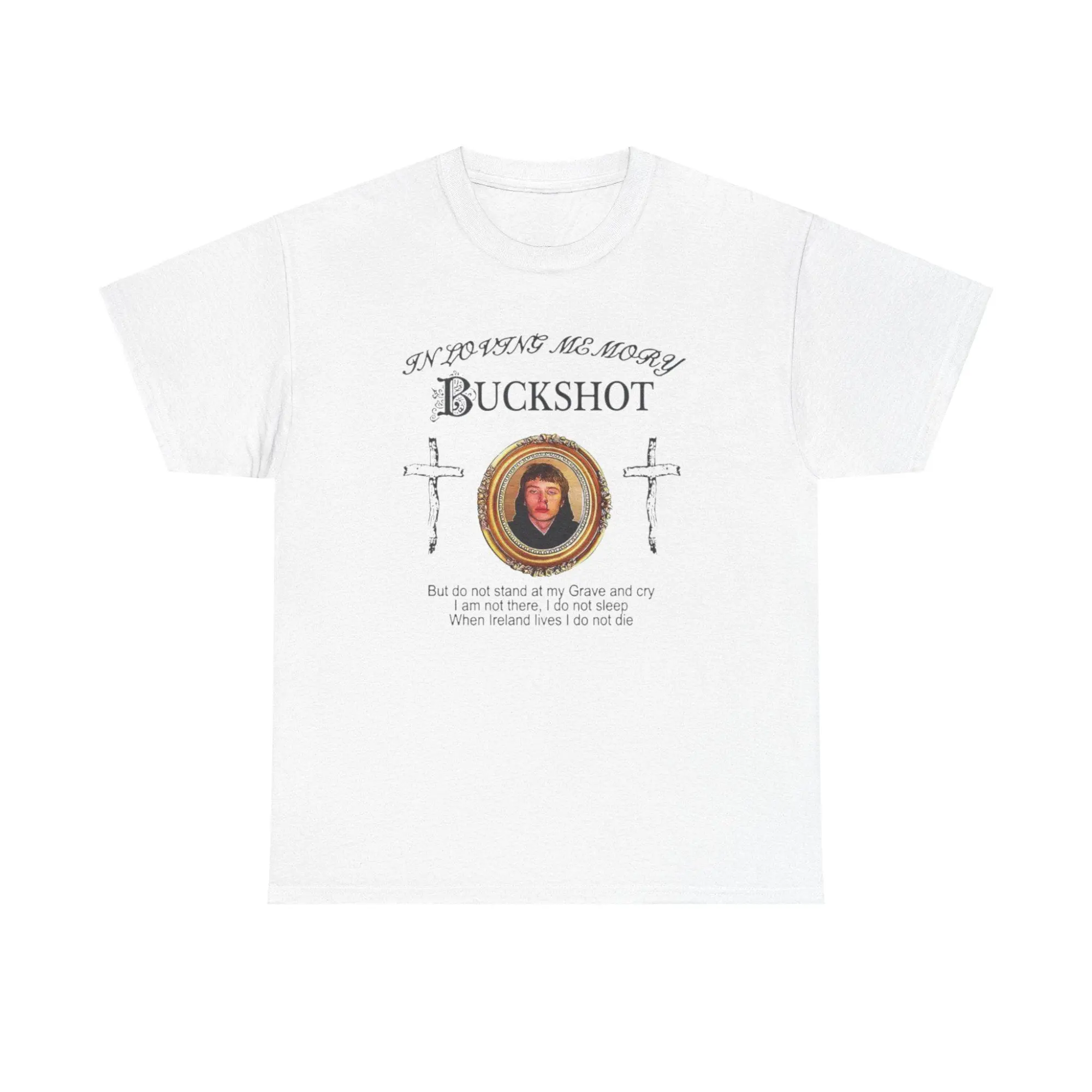 In Loving Memory Haunted Mound Graphic Tee - Hauntaholics Style For The Fashionable Goth Cotton Fit