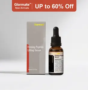 Glormate Firming Peptide Lifting Serum 30ml Anti Aging Hydration for All Skin Types Gentle Daily Skincare Reduces Fine Lines Wrinkles