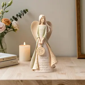 Enesco Foundations Collection Bless Your Retirement Angel Figurine Resin Hand Painted Collectible Decorative Sculptures Decorative Home Decor Retirement Gift 9 Inch
