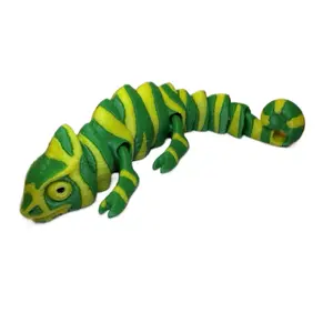 3d printed flexi articulated chameleon