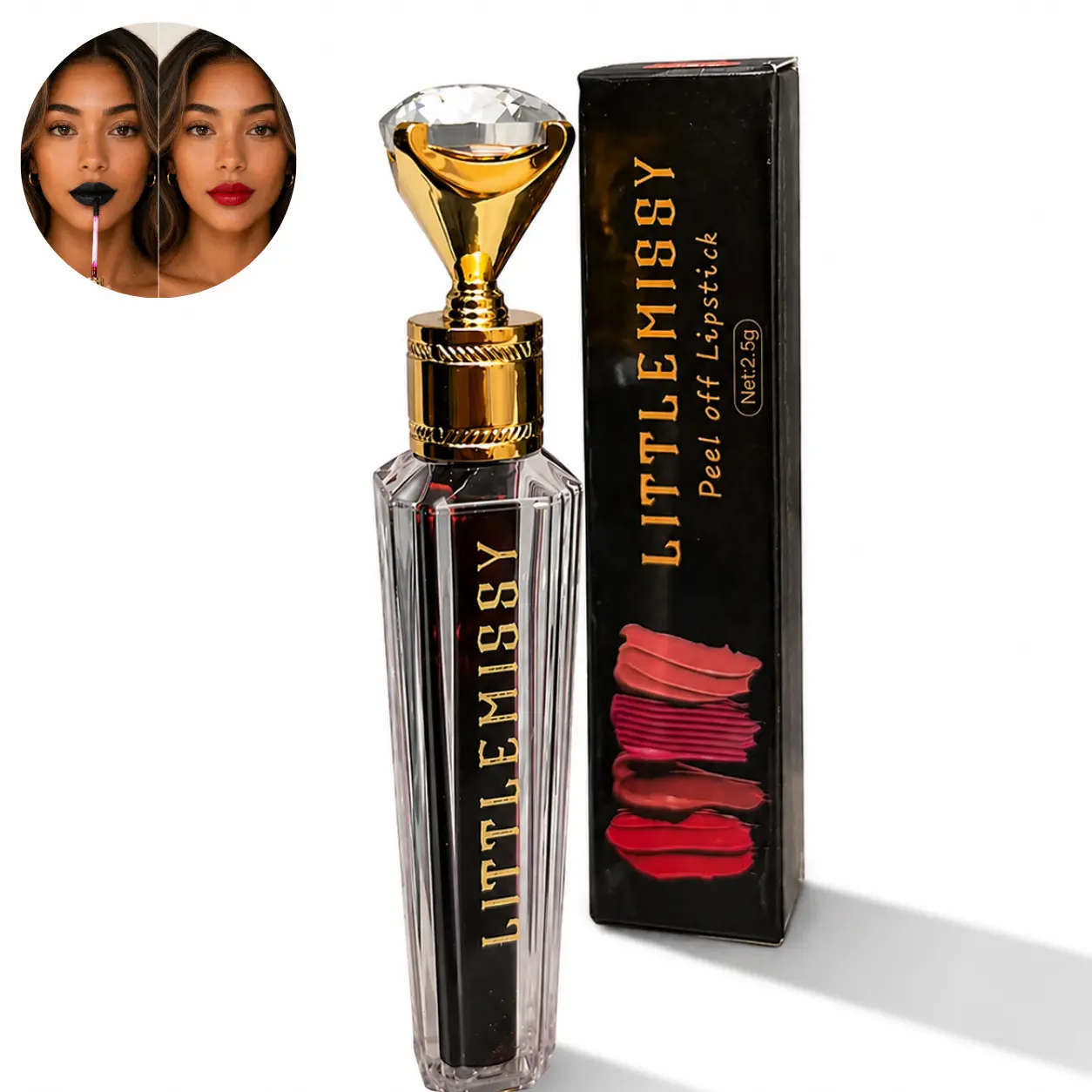 Waterproof Peel-off LIPSTAIN COLOR- CHERRY (Rich Neutral Red)