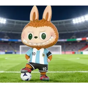 (DAREN1025) POP MART The Monsters Argentine National Team Series