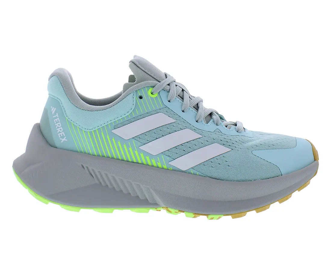 Adidas Women's Terrex Soulstride Flow Lace-Up Running Sneaker - Athletic Sports Training Footwear