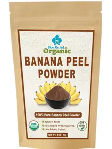 Organic Dried Banana Peel Powder Healthy Dietary Fiber 4 oz.