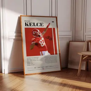 Travis. Poster, v1, Sports Poster, Football Poster, Wall Art, Sports Bedroom Posters