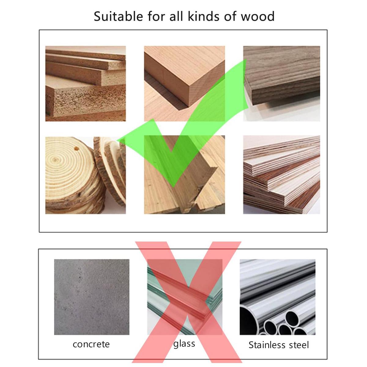 Countersink Drill Bit Set 5Pcs(2.8/3.0/3.2/3.5/4mm), Woodworking Countersink Drill Bits with Adjustable Bit Depth Stop for Wood.(8mm Countersink Diameter) Countersink Drill Bit Set 5Pcs(2.8/3.0/3.2/3.5/4mm), Woodworking Countersink Drill Bits with Adjustable Bit Depth Stop for Wood.(8mm Countersink Diameter)