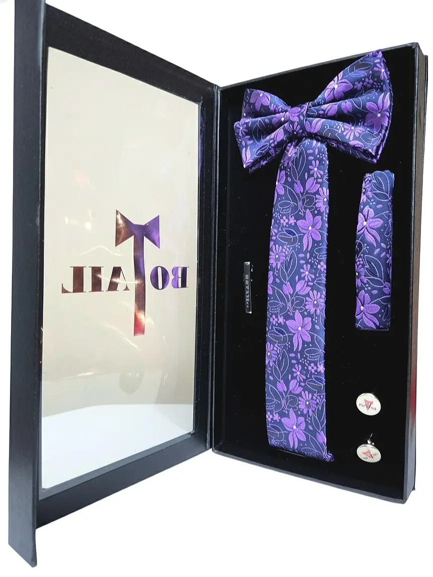 Botail Purple Orchid Neckwear-Gift Set