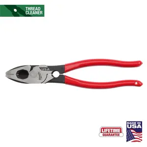 Milwaukee MT500T 9" Lineman's Pliers w/ Thread Cleaner
