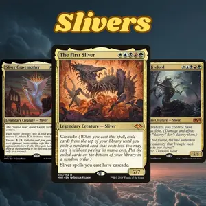 MTG Proxy 100+ Card Commander Deck Slivers Hive Mind Aggro & Global Buff Synergy Strategy Theme Ready to Play Magic Style Deck Perfect Gift for Collectors and Card Players