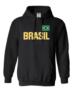 Team Brasil Brazil Flag Pride Unisex Sweatshirt Hoodie