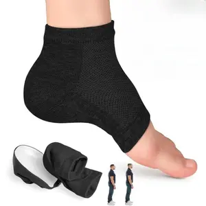 Invisible Heel Lift Sock Inserts For Men Women Anti Slip Soft Height Boost Pads Wearable Heel Covers Comfortable Height Increasing Shoe Insoles For Daily Wear