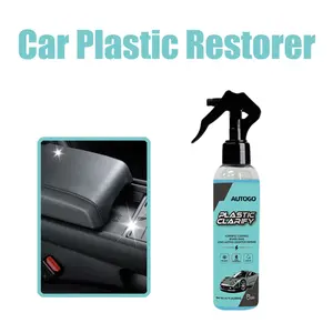 200ML Car Plastic Restoration Agent, Fixes Yellowing, Whitening, Fading, Restores Glossy Finish, for Exterior, Interior, Leather Seats