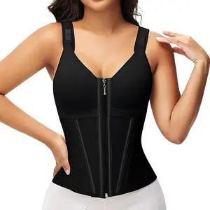 GKSOUL Women's Waist Shapewear for Women with Bra Tummy Control Girdle Workout Shapewear with Adjustable Shoulder Strap Womenswear