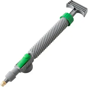 Green Plastic Handheld Garden Pump Sprayer, High Pressure Air Pump, Manual Sprayer with Adjustable Nozzle.