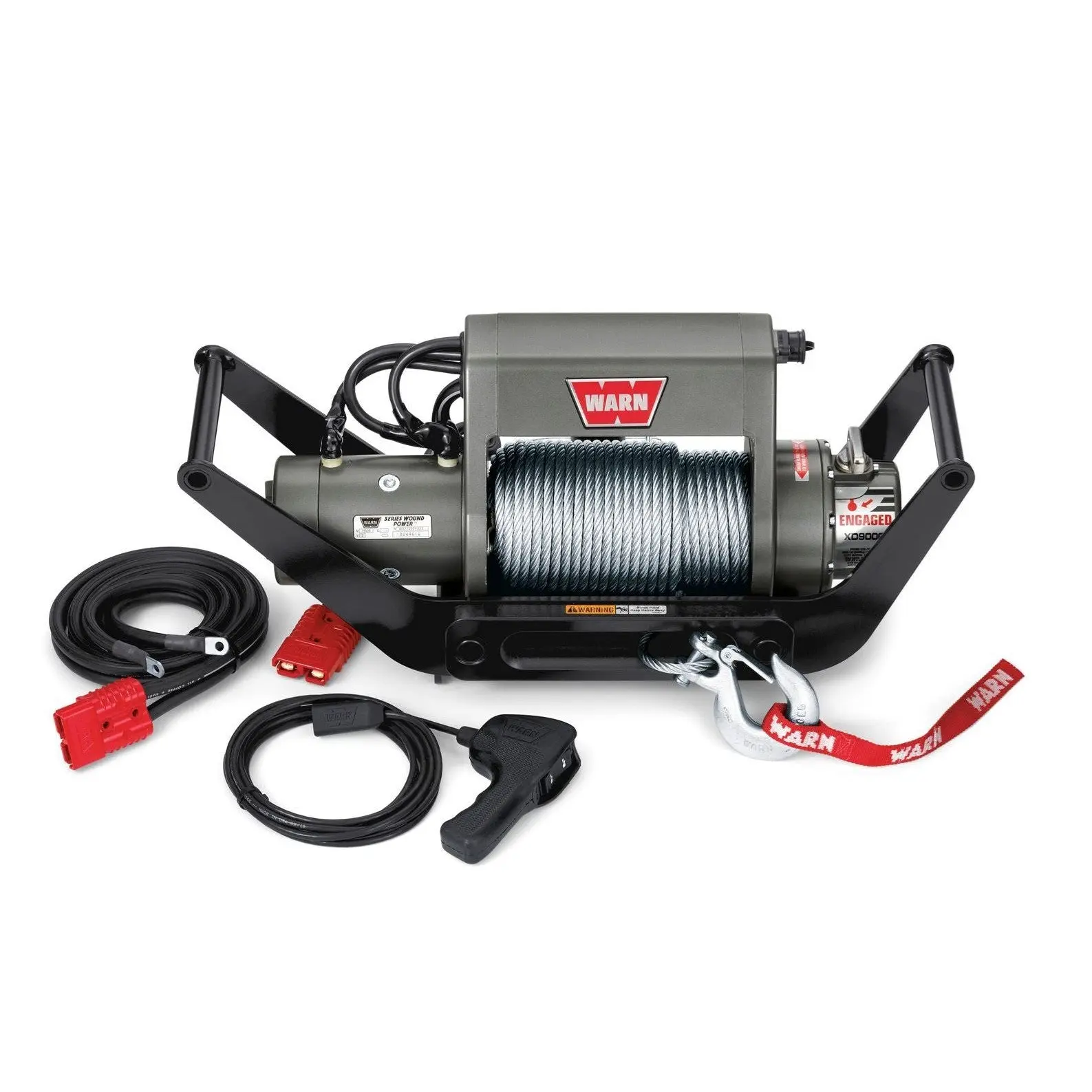 XD9i Multi-Mount Portable Winch Kit with Steel Rope - 9,000 lb Capacity