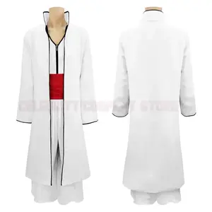 New Anime Aizen Sousuke Cosplay Costume Adult Men Uniform Full Set Japan Kimono Suit Halloween Carnival Outfits
