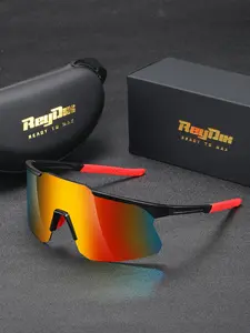 1 Piece Reydix Unisex Shield Half Frame Sunglasses Exudes refinement UV400 High Quality Sunglasses