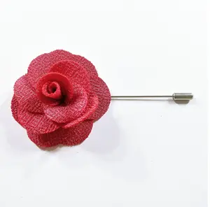 Flower Lapel Pin Hot Pink