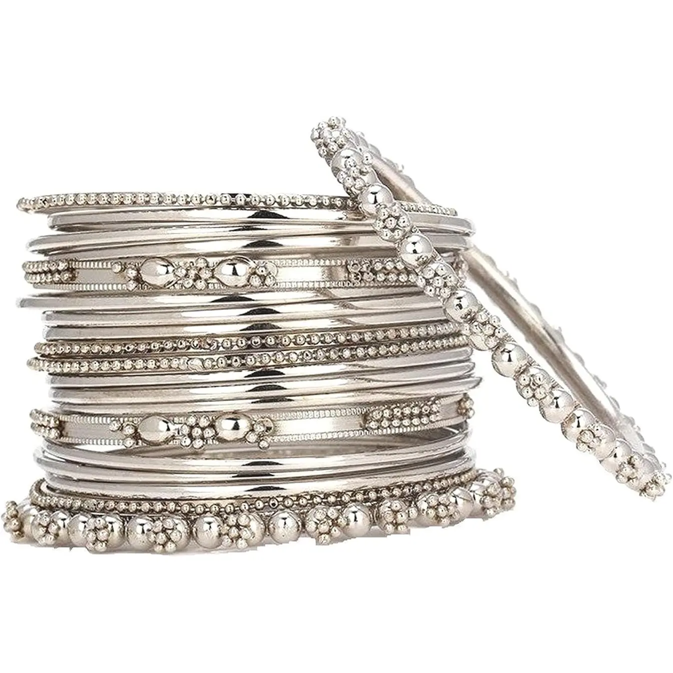 Efulgenz Mothers Day Gift Indian Bangles For Women Indian Oxidized Gold Tone Jewelry For Navratri Boho Vintage Antique Ethnic Gypsy