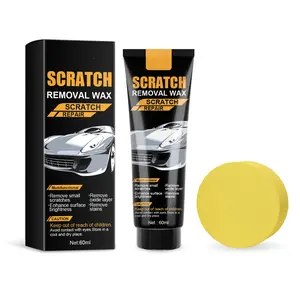 Car Scratch Remover Kit -Polishing WaxPaste with Wipe & Sponge, Instantly Fixes PaintScratches & Restores Gloss.