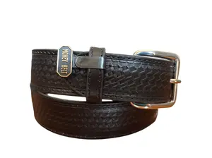 Nocona Men’s Black Basket Weave Money Belt