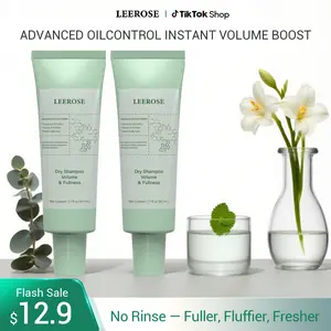 【Buy One Get One Free】LEEROSE Dry Shampoo Volume & Fullness -No-rinse Oil Control Formula for Enhanced Hair Volume and Fullness - Gentle Scalp Care Solution