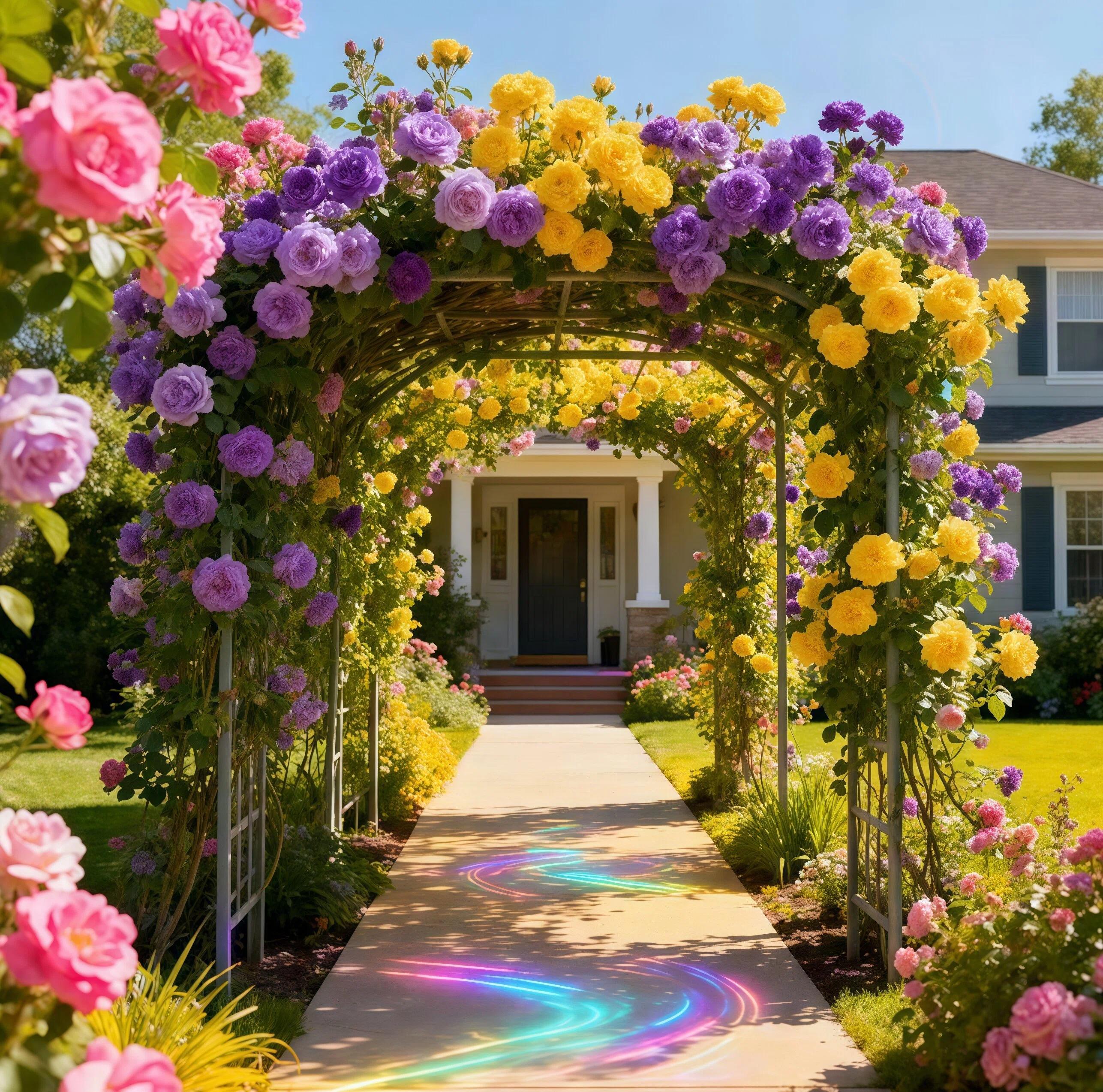 Climbing Rose Bare Root, Ready to Plant When Arrives, Long Blooming & Easy Growing, Perennial for Small Garden, Patio or Balcony