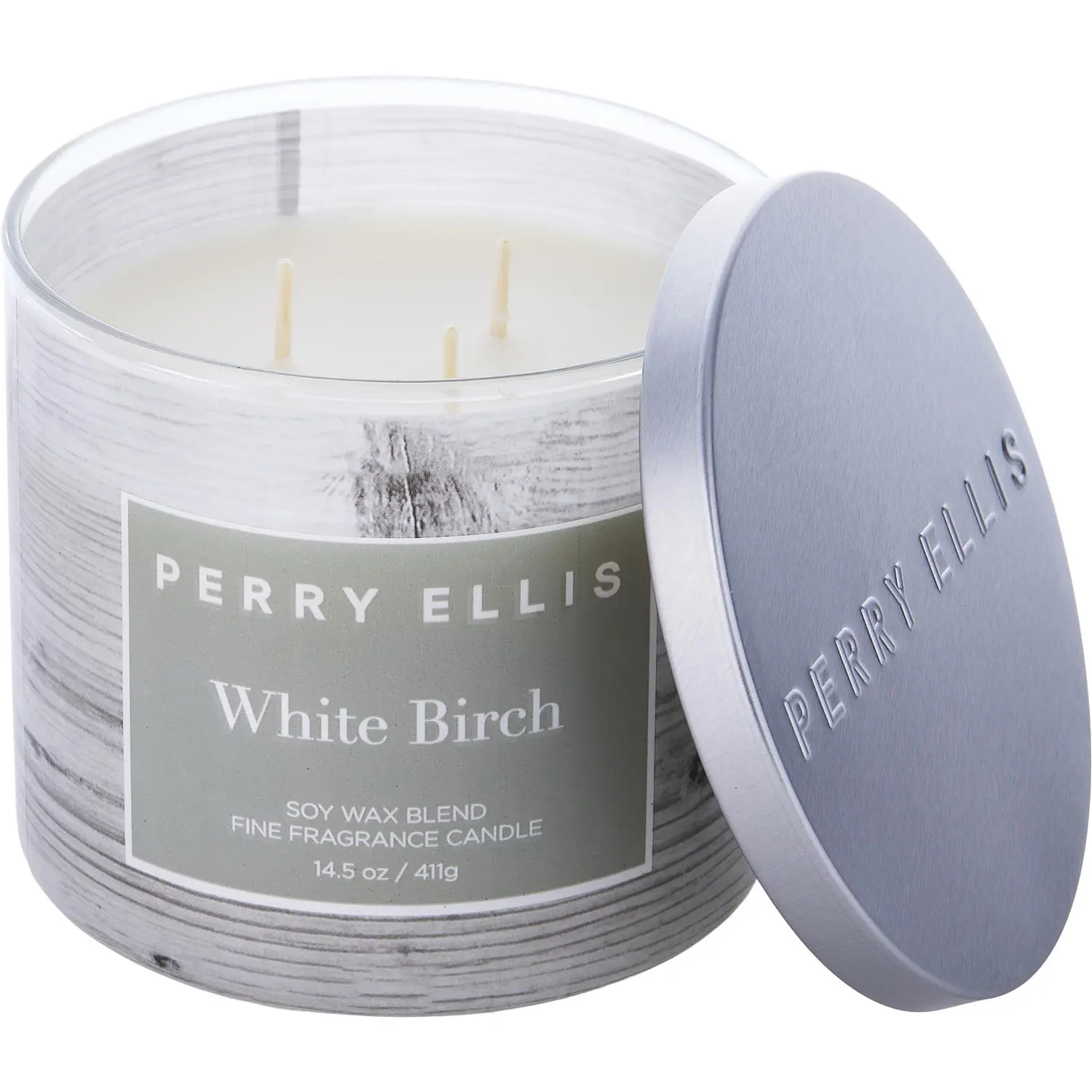 Perry Ellis White Birch By Perry Ellis Scented Candle For Unisex