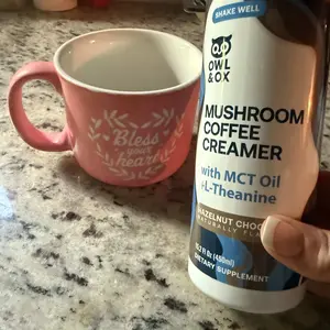 Mushroom Coffee Creamer - Chocolate Hazelnut | MCT Oil & L-Theanine, Sugar-Free & Dairy-Free