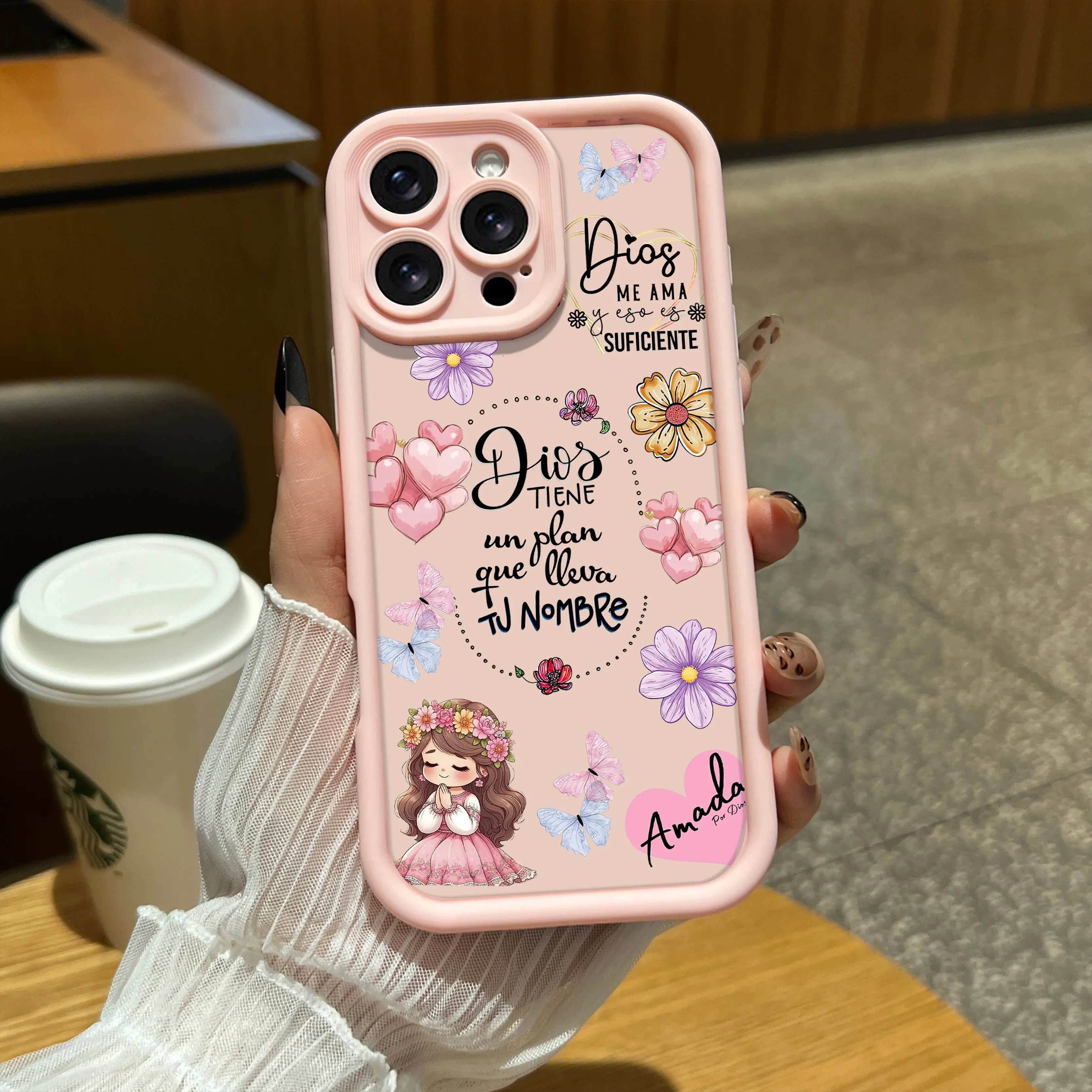 Jesus Scripture God's Plan TPU Faith Phone Case, Cute Aesthetic Christian Protective Cover, Anti-Drop Case Compatible with iPhone 17 Pro Max,16 Pro Max,15 Pro,14,13,12,11 & Samsung Galaxy S26 Ultra,S25 Ultra,S24,S23,S22,S21 Series