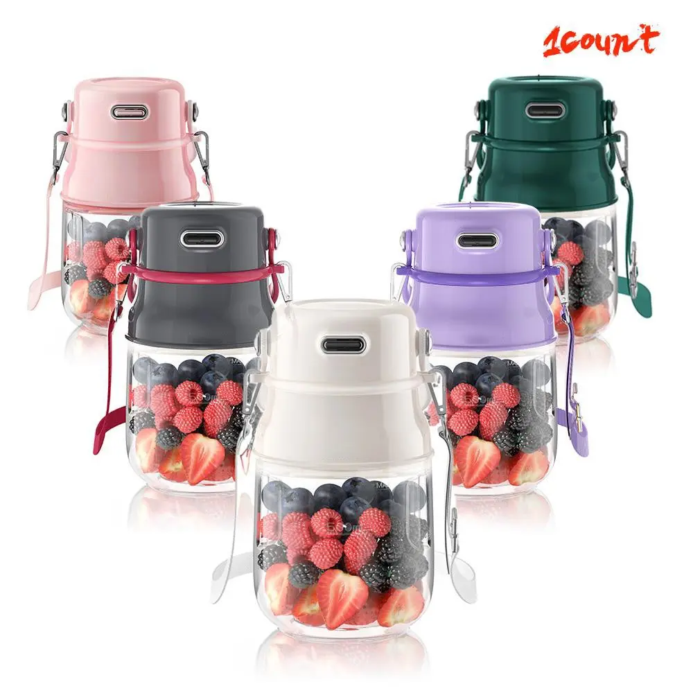 Portable Blender with 6 Blades, Dishwasher Safe, 27oz/800ML BPA-Free, USB Rechargeable, Portable Blender for Shakes and Smoothies, Ideal for Office, Kitchen, Gym, Travel, Picnic