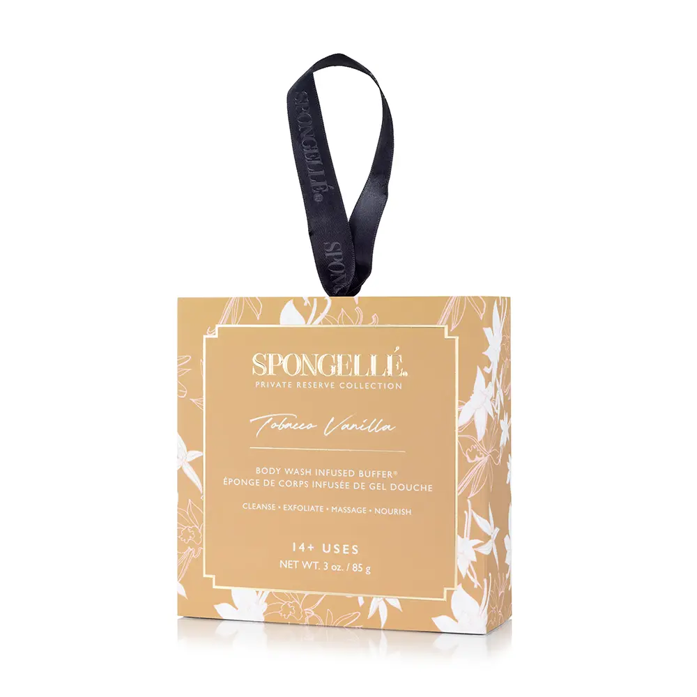 Tobaccooo Vanilla | Boxed Flower Body Wash Infused Bath Sponge