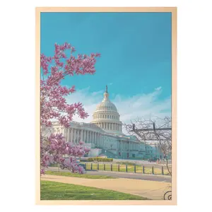 REGALWOVEN Wall Picture Frame for Photo and Poster, Art Photo Frame for Wall Hanging Picture Frames 20x28 Inch Wood Grain Color