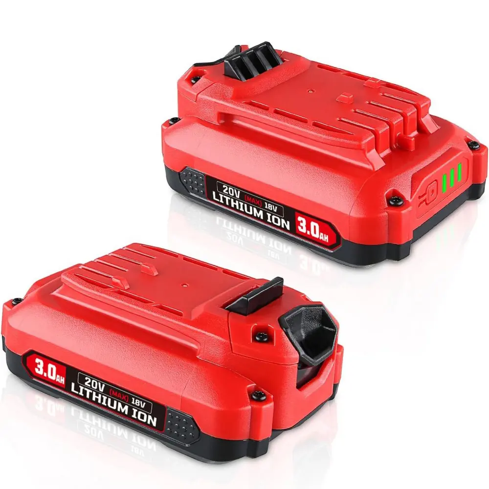 2Pack V20 3.0Ah Replacement Battery for Craftsman 20V Battery for CMCB202 CMCB204 CMCB201 CMCB104 Compatible with V20 Cordless Power Tools