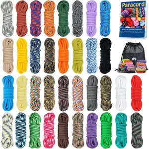 36 Colors 10ft Paracord 550 Combo kit, Paracord Bracelets Making kit - Multifunction Paracord Rope with Instruction for Making Lanyard,  , Idea for ...