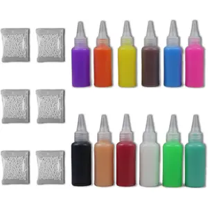 Water Elf Toy Kit Refill, 6 Powder Packs + 12 Color Gels, Supply Kit for Magic Aqua Fairy Toy