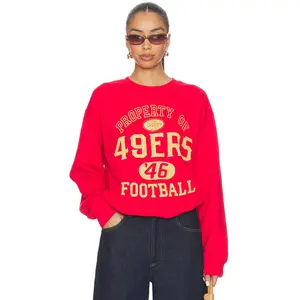 Junk Food 49ers Property Sweatshirt in Red
