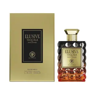 Elusive TEQUILA Pour Homme Eau De Parfum for Men – Spicy Woody Citrus Fragrance with Lemon, Cardamom & Black Amber – Long Lasting Masculine Scent