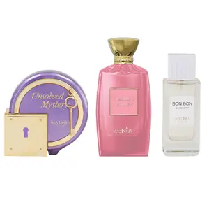 (3pc Bundle Pack) "Mrs. P's Classy + Chic" Unsolved Mystery by Maison Asrar, Yasmeen by ZENIA, + Bon Bon by Riviera Prive EDP Spray, 3.4oz